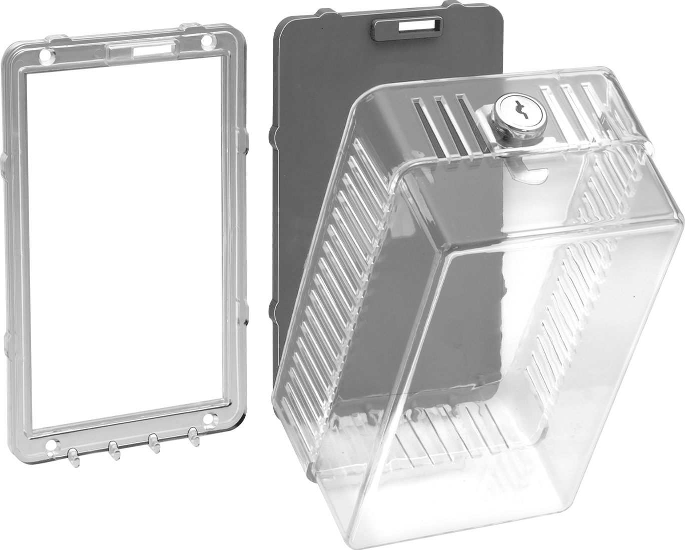 Termostat Koruyucu, 6-3/8" yüksekliğinde termostat için sağlam ve halka tabanlı