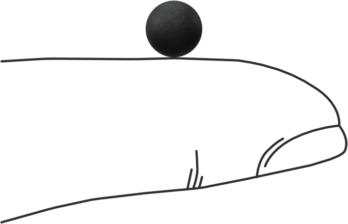 Yağa Dayanıklı Buna-N Kauçuk Top, 1/4" Çap