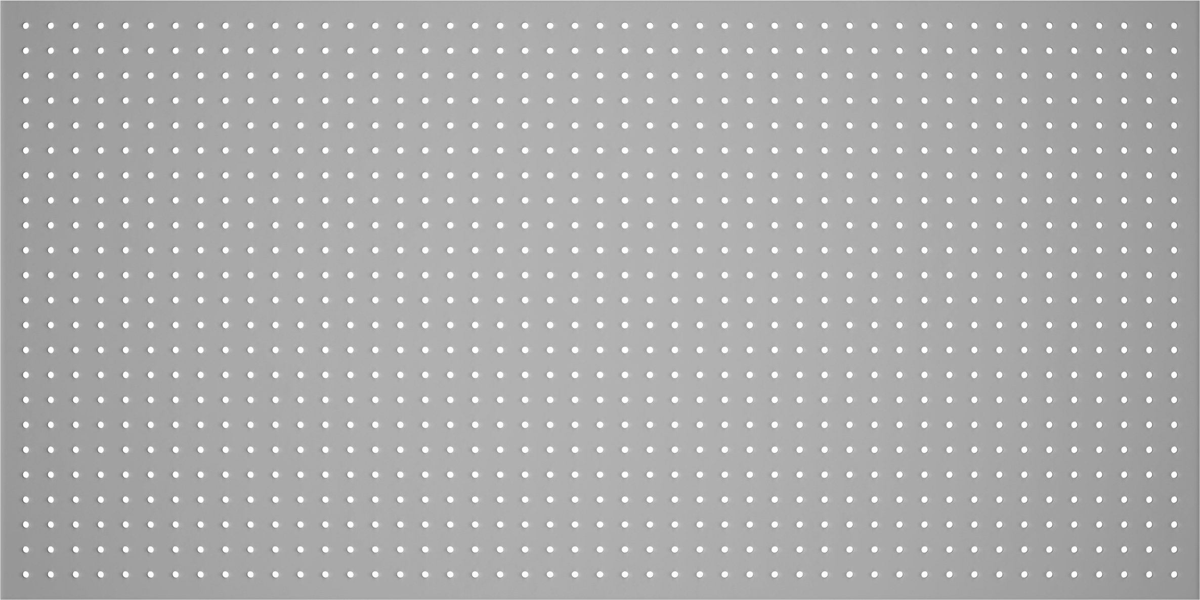 Delikli Pano, Kahverengi Sert Levha, 9/32" Çapında Çivi Deliği, 48" x 24"