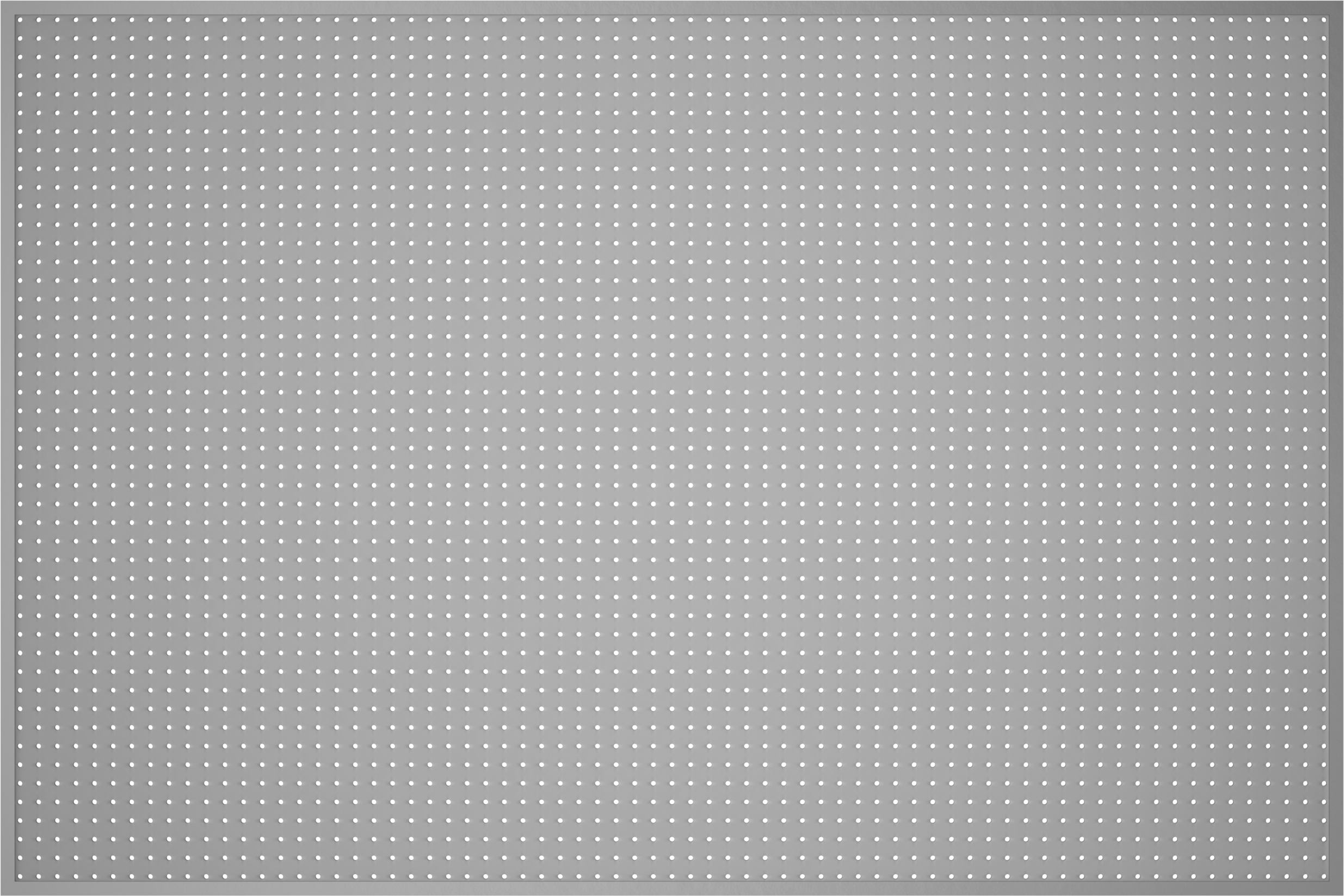 Delikli Pano, Alüminyum Çerçeveli, 72“ Genişlik x 48” Yükseklik
