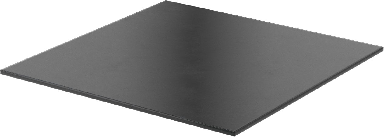Yüksek Sıcaklık Yağa Dayanıklı Buna-N Kauçuk, Levha, 12“ Genişlik x 12” Uzunluk, 3/16" Kalınlık