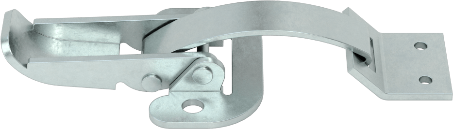 Çekme Mandalı, Vida ile Sabitleme, Çinko Kaplı Çelik, 4-1/2“ Uzunluk x 1-7/8” Genişlik