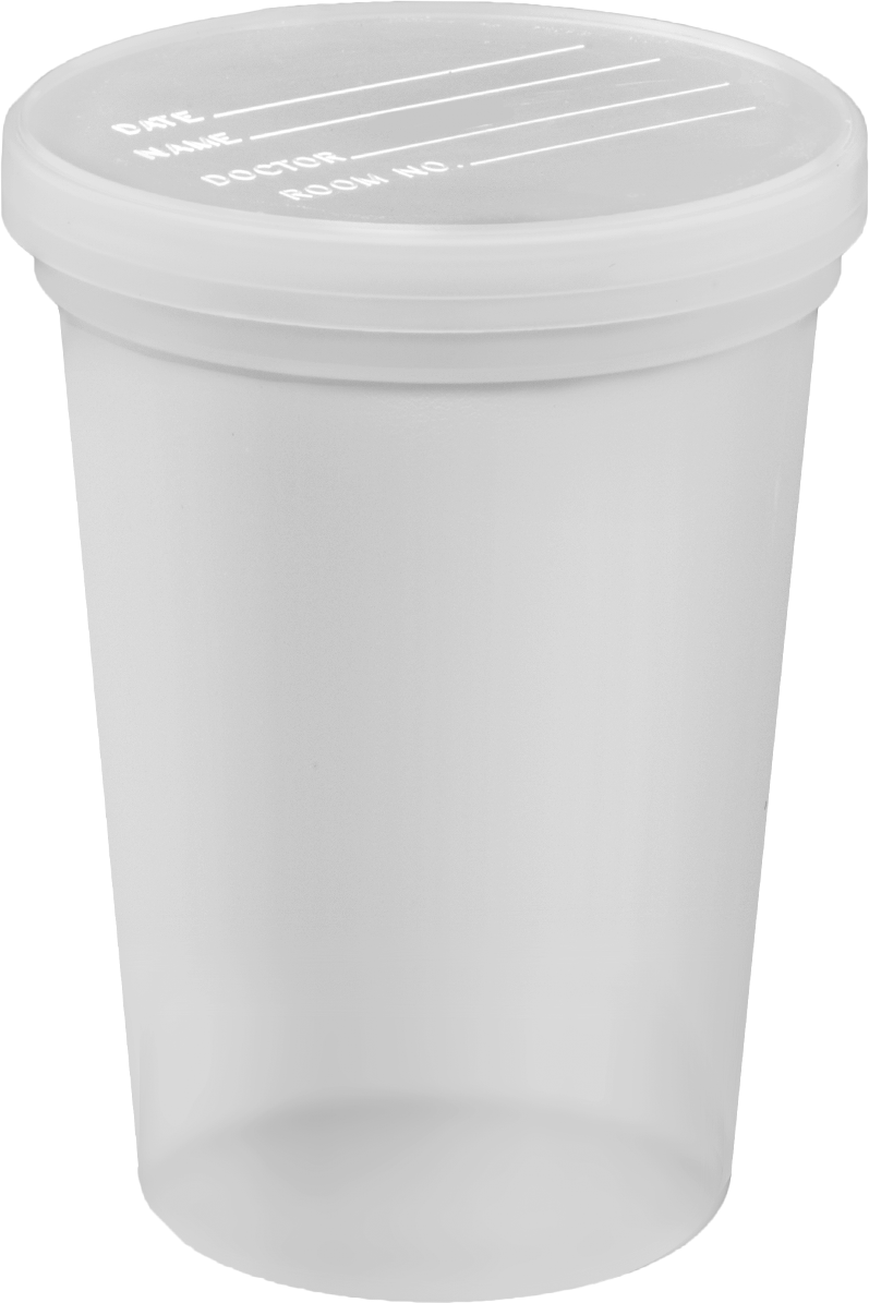 Steril Tek Kullanımlık Plastik Kavanoz, 8 FL oz/235 ml Kapasite
