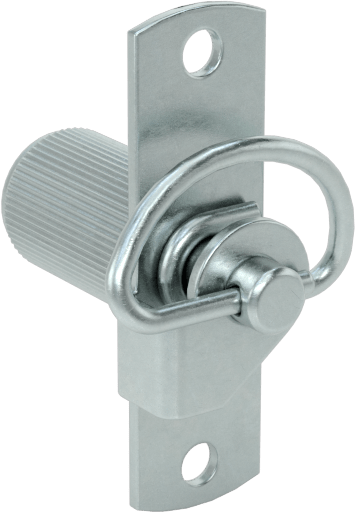 Yaylı Kam Mandalı, 5/16" Çapında Topuz ile, Çinko Kaplı Çelik, 1/8" Maksimum Kalınlık için