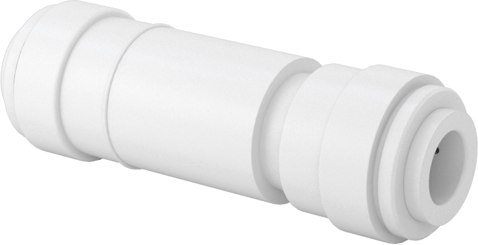 Asetal Plastik Çek Valf, 1/4" Dişi Push-to-Connect, Düz