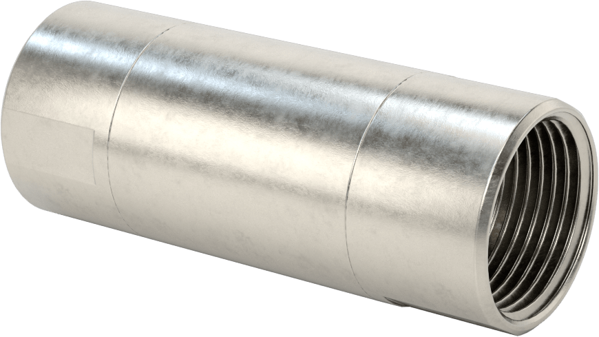 Floroelastomer Pistonlu 316 Paslanmaz Çelik Çek Valf, Yaylı, 1 BSPP Dişi Konektör