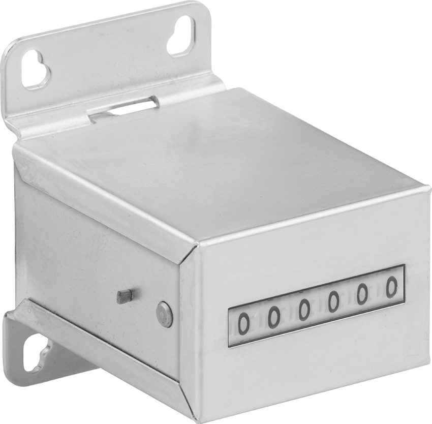 Elektrikle Çalışan Sayaç, Yüzeye Montaj, 2,3 inç x 1,7 inç x 2,3 inç Toplam, 120V AC