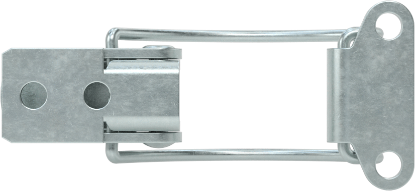 Çekme Mandalı, Vida ile Sabitleme, Çinko Kaplı Çelik, 2-5/8“ Uzunluk x 1-3/16”
