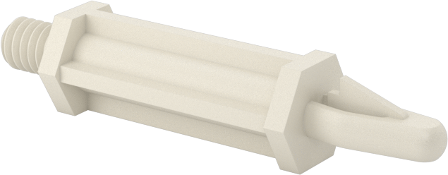 Erkek Dişli Geçmeli Ayırıcılar, 7/8" Uzunluk
