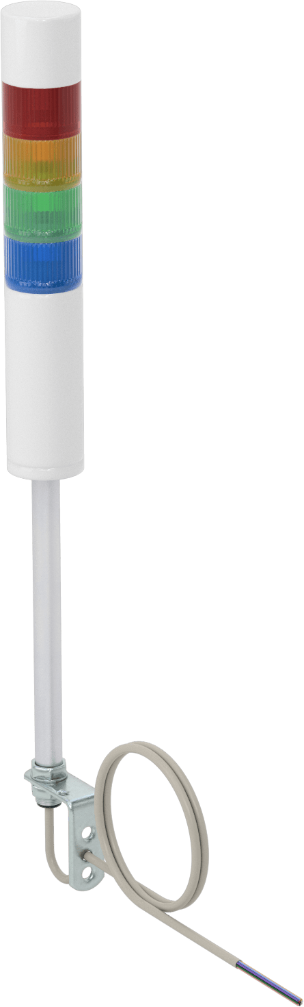 LED Sinyal Kulesi, Sesli Alarm ile, 120V AC/240V AC, 4 Işık