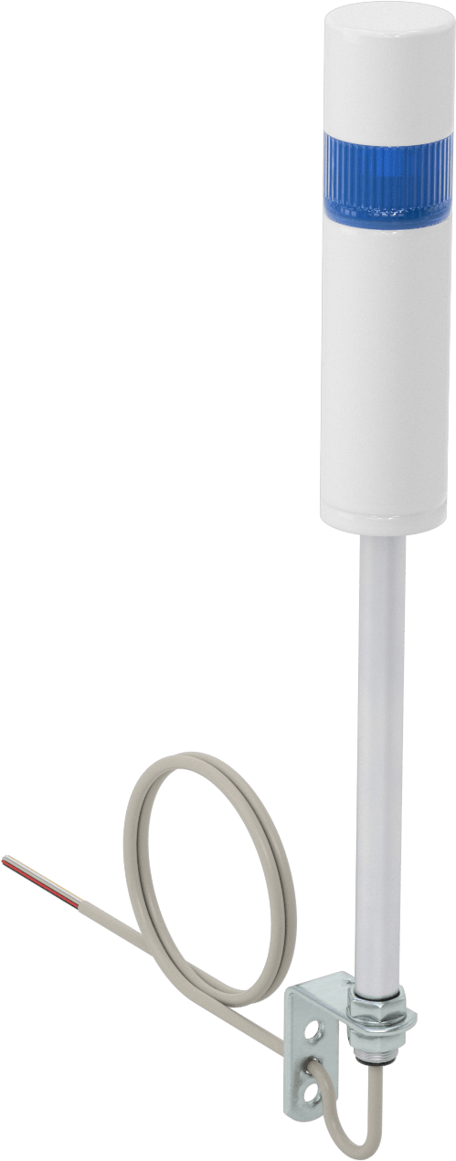 LED Sinyal Kulesi, Sesli Alarm ile, 120V AC/240V AC, 1 Mavi Işık