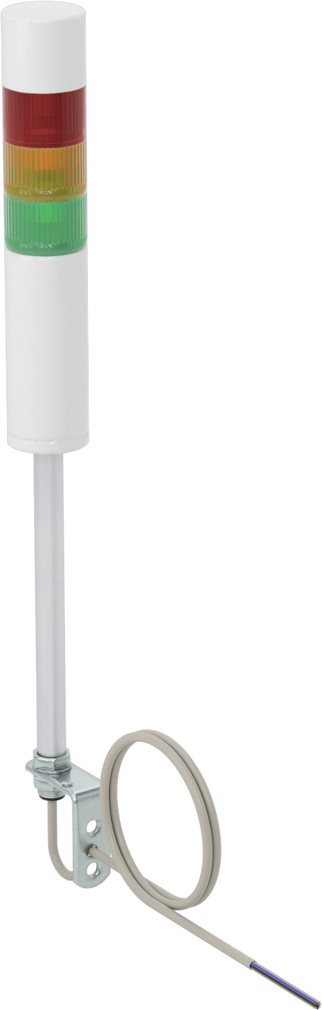 LED Sinyal Kulesi, Sesli Alarm ile, 120V AC/240V AC, Yeşil/Kırmızı/Sarı