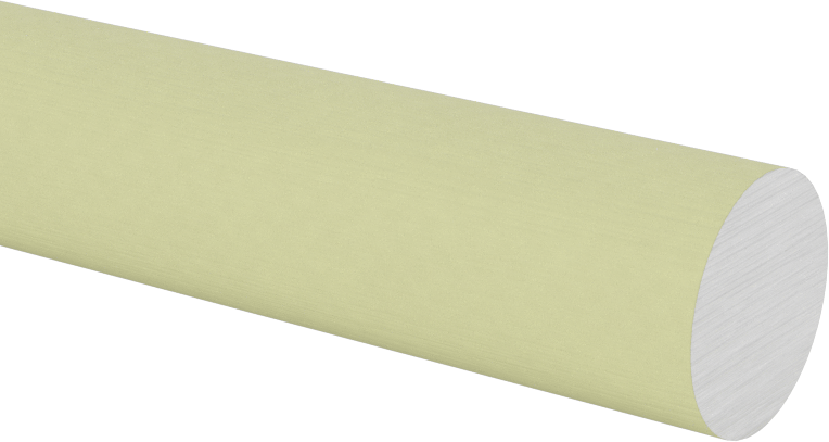 Halogensiz Garolite G-10 Çubuk, 9/16" Çap, 4 Fit Uzunluk