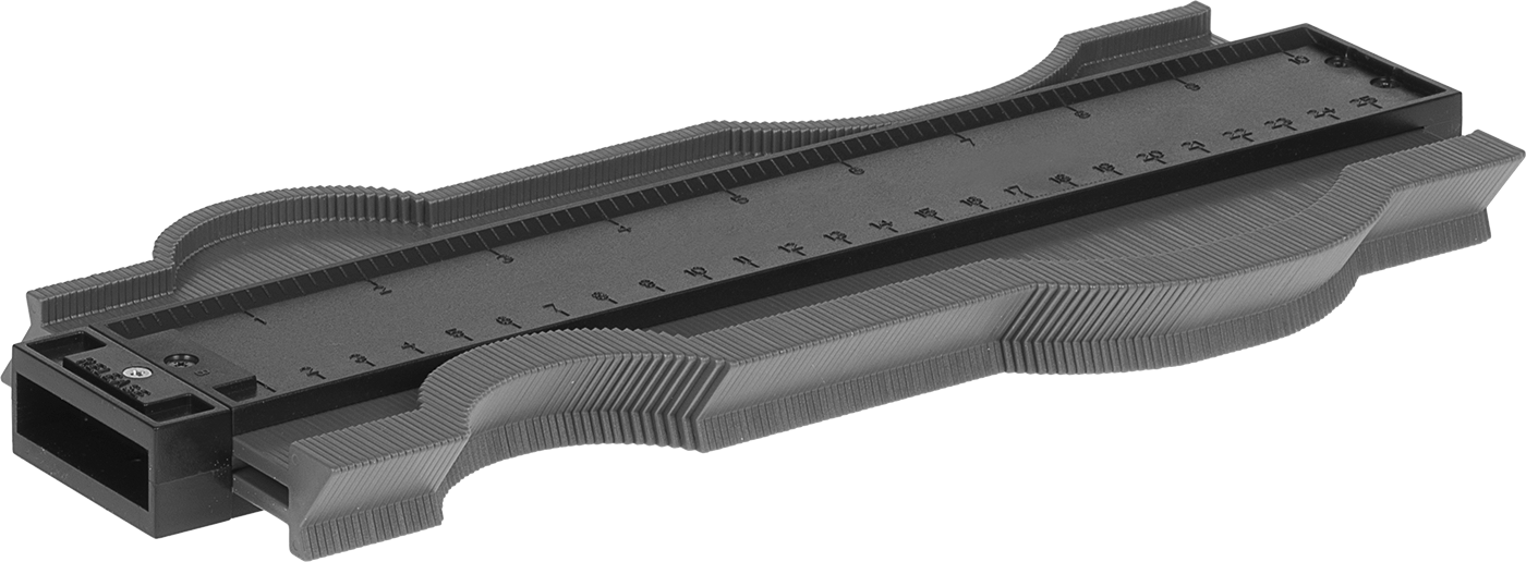 Kontur Ölçer, 10“ Uzunluk x 1-1/4” Genişlikte Kontur için