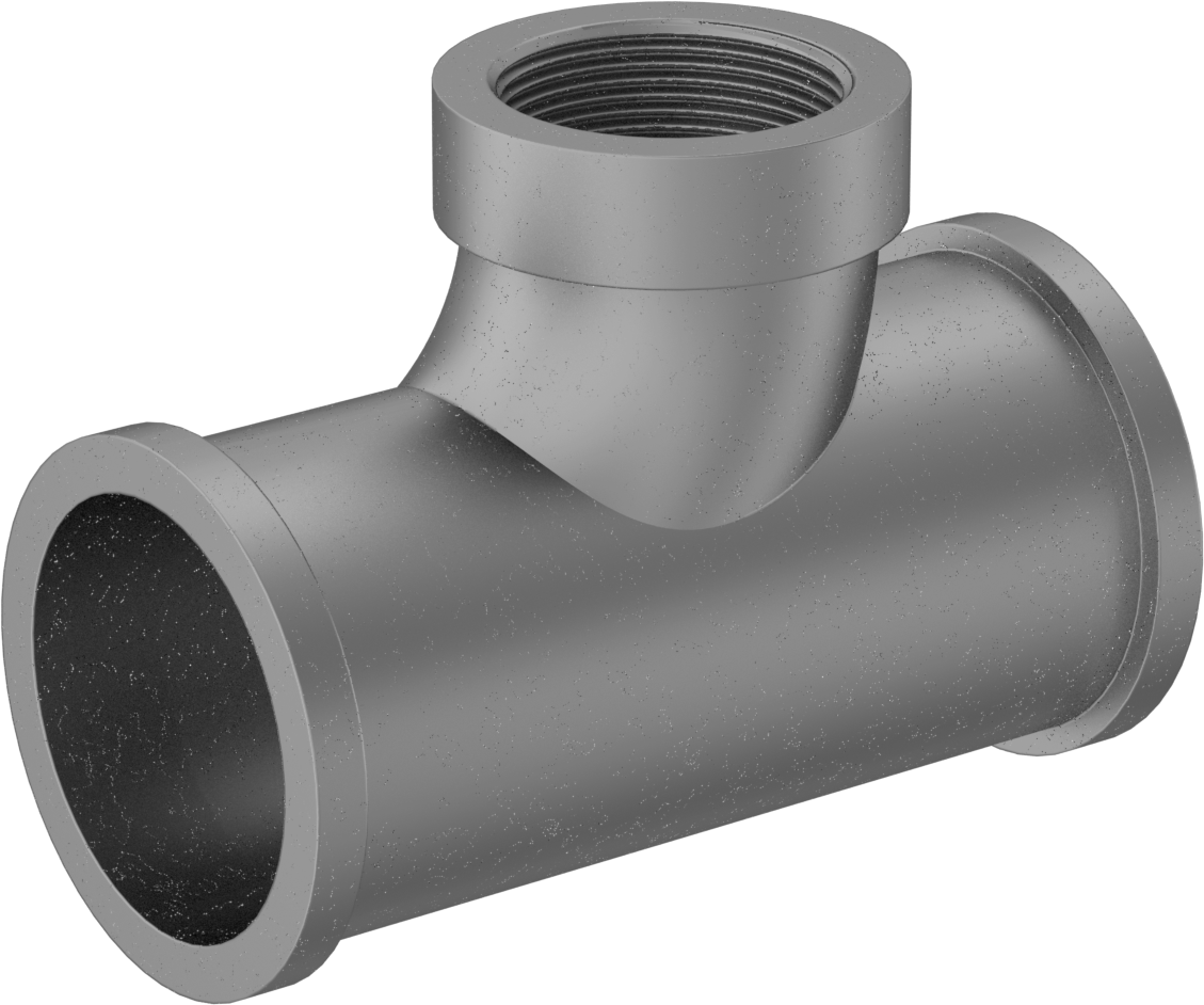 Inline Offset Tee Reducing Adapter