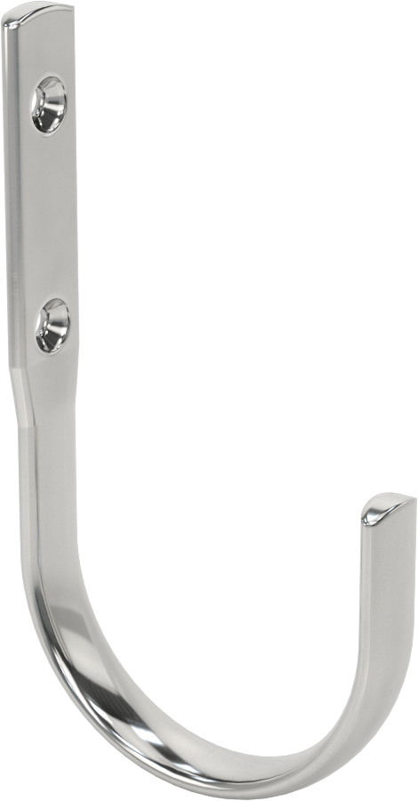 Gıda ve İçecek Asma Kancası, 5/8“ Genişlik x 4-5/8” Yükseklik x 2-5/8" Derinlik Toplam