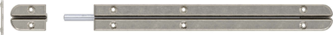 Kaldır-Bırak Namlu Kayar Cıvata Mandalı, 304 Paslanmaz Çelik, 9-1/2“ Genişlik x 1-1/16” Yükseklik