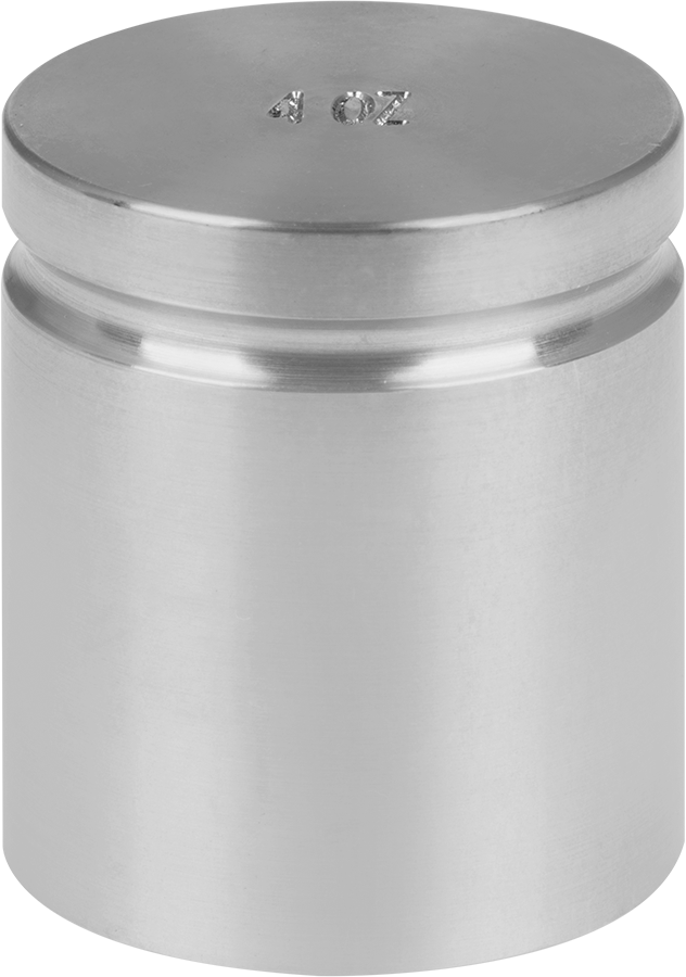 4 oz. Ticari Kullanım için Onaylı Test Ağırlığı