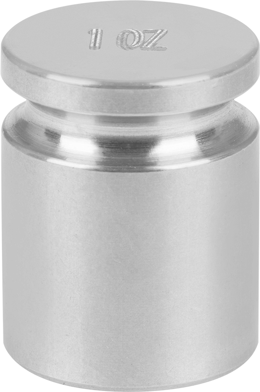 1 oz. Ticari Kullanım İçin Onaylı Test Ağırlığı
