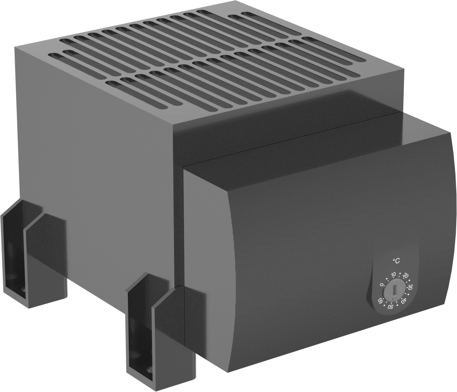 Muhafaza Alan Isıtıcısı, Ayarlanabilir. Termostat, 120V AC, 4000 Btu/hr.