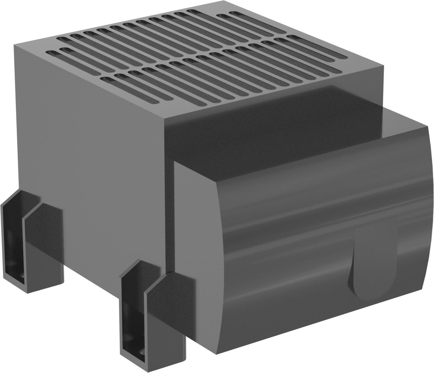 Muhafaza Alan Isıtıcısı, Yerleşik Kontrol olmadan, 120V AC, 4000 Btu/hr.