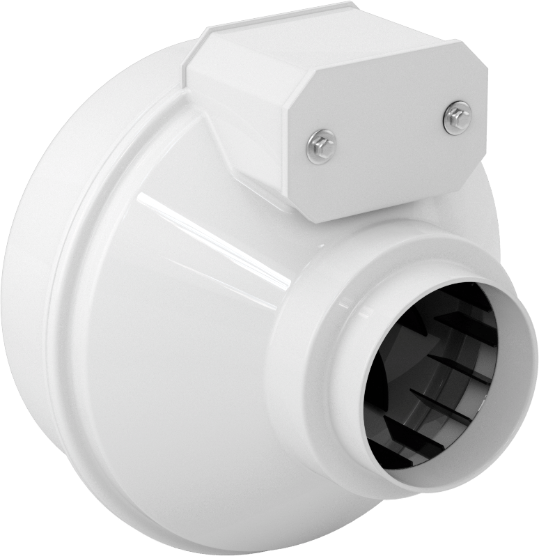 Doğrudan Tahrikli Fan, 4" Çaplı Kanal için, 2450 rpm Motor Hızı