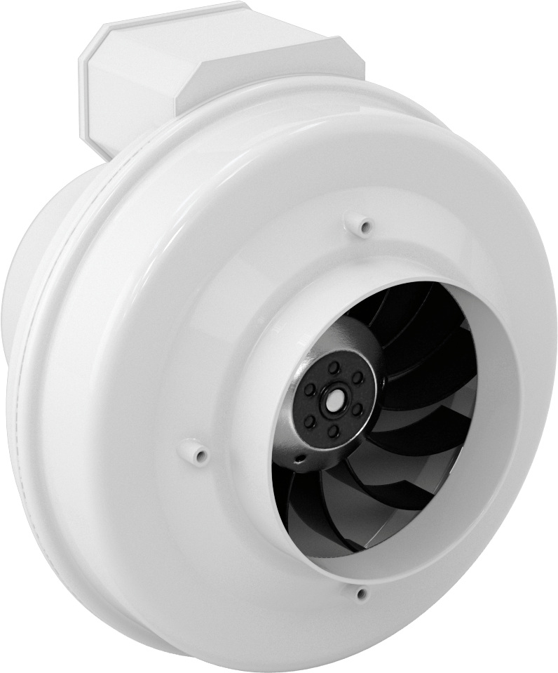 Doğrudan Tahrikli Fan, 6" çaplı kanal için, 2450 rpm Motor Hızı