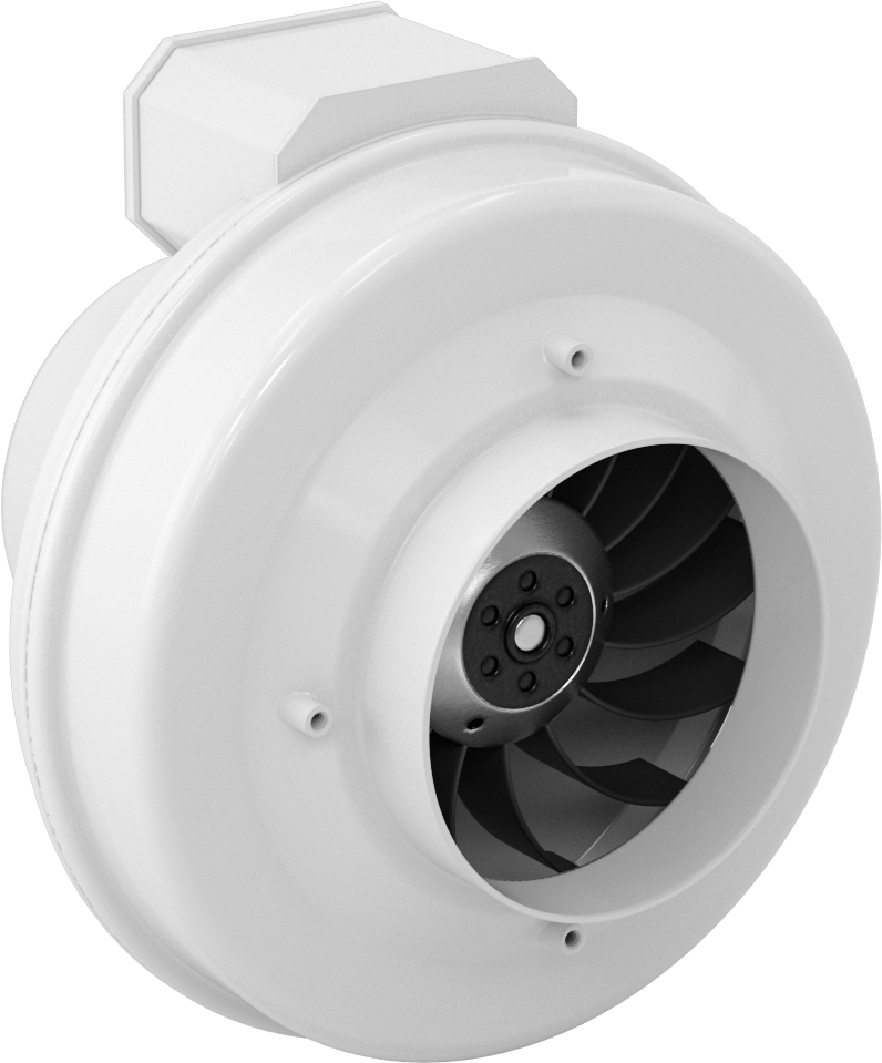 Doğrudan Tahrikli Fan, 6" çaplı kanal için, 2150 rpm Motor Hızı