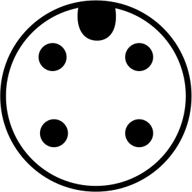 4-Pole M12 Plug