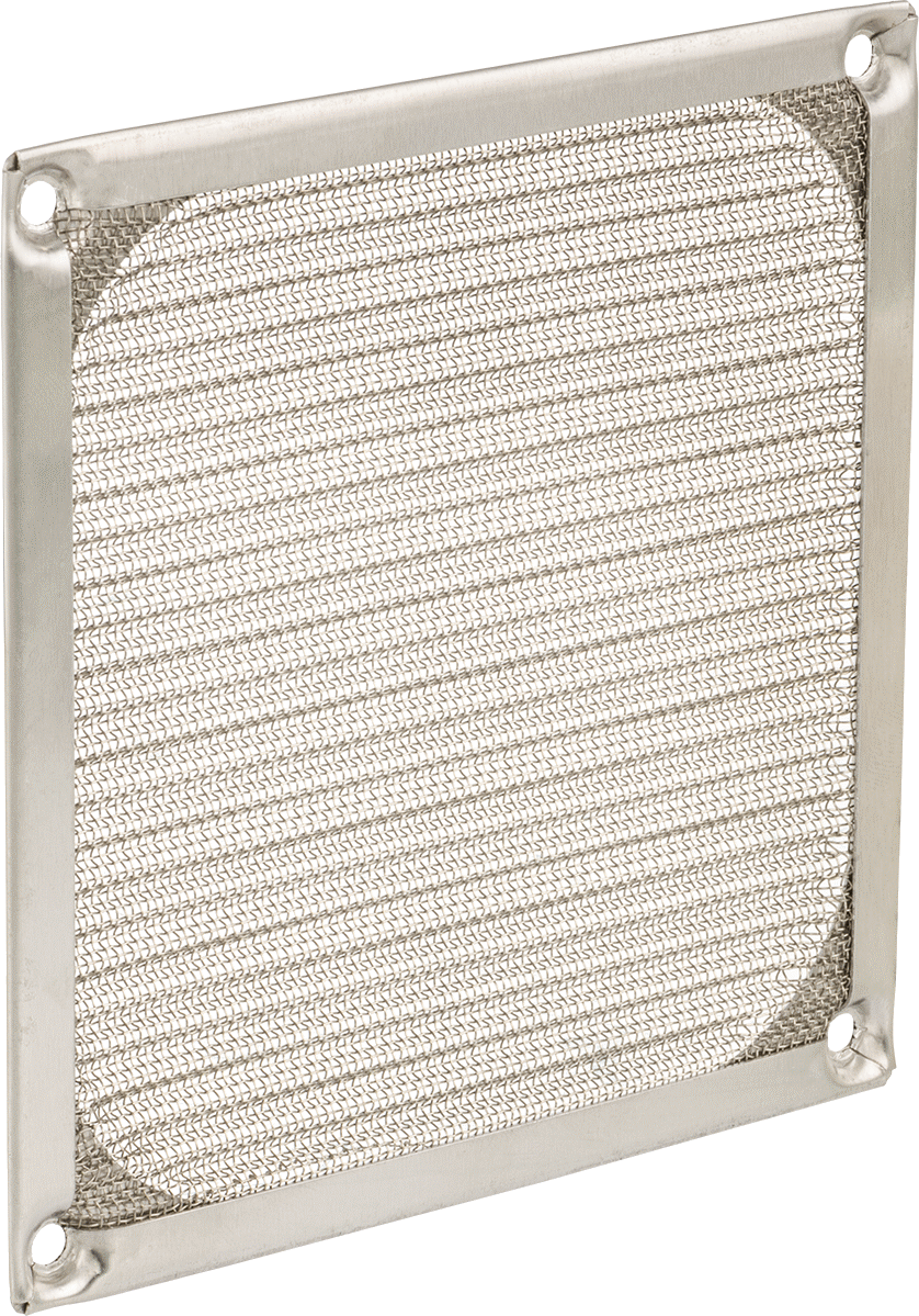 Ekipman Soğutma Fanı Koruyucusu, Ekranlı, Mesh, 5“ ve 5,31” Kare Fanlar için