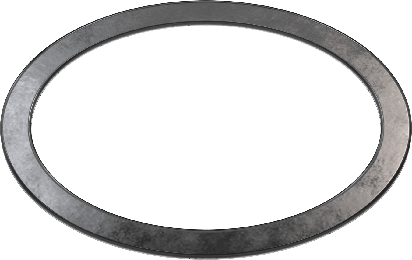 Yüksek Sıcaklık EPDM Kazan Contası, Oval, 11-3/4“ Yükseklik x 15-3/4” İç Genişlik, 1-3/8" Genişlik