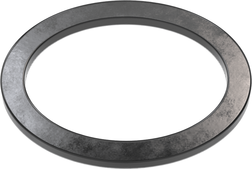 Yüksek Sıcaklık EPDM Kazan Contası, Oval, 3-1/4“ Yükseklik x 4-1/4” İç Genişlik, 1/2" Genişlik