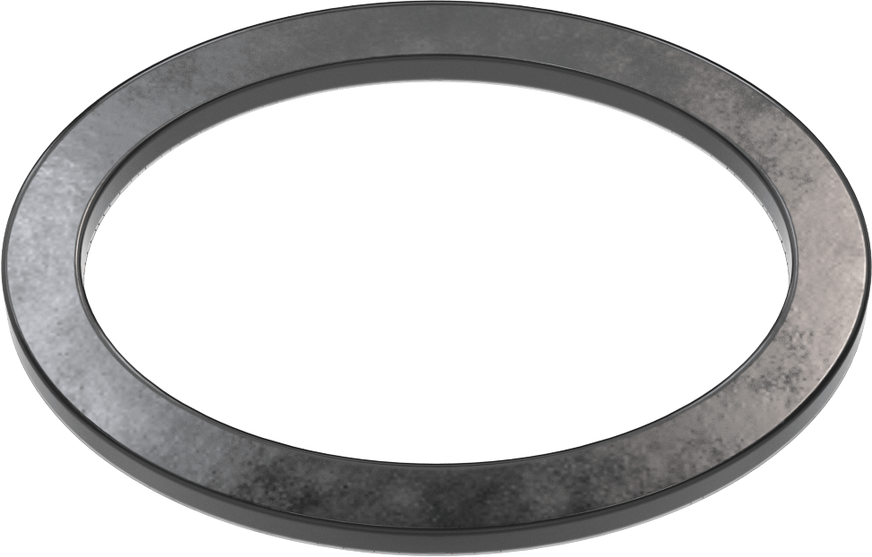 Yüksek Sıcaklık EPDM Kazan Contası, Oval, 3-1/4“ Yükseklik x 4-1/2” İç Genişlik, 1/2" Genişlik