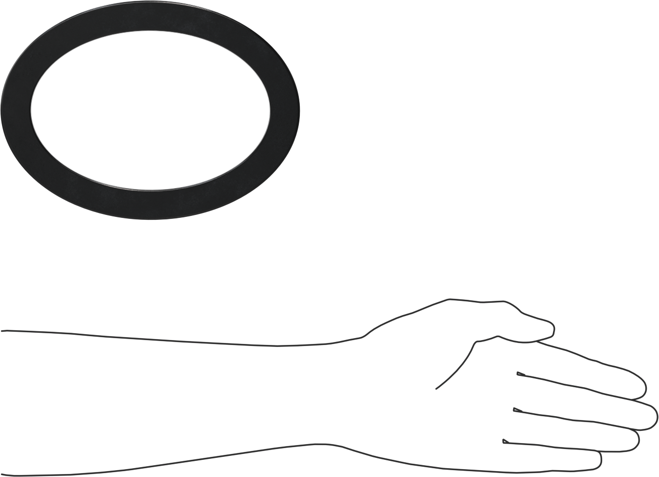 Yüksek Sıcaklık EPDM Kazan Contası, Oval, 4" İç Yükseklik, 6" İç Genişlik