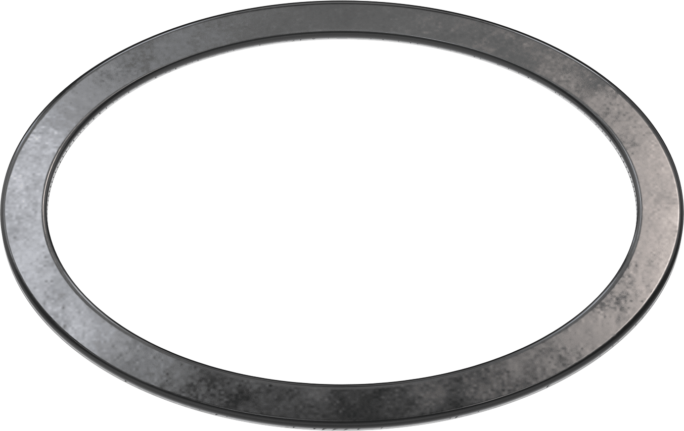 Yüksek Sıcaklık EPDM Kazan Contası, Oval, 12" İç Yükseklik, 16" İç Genişlik