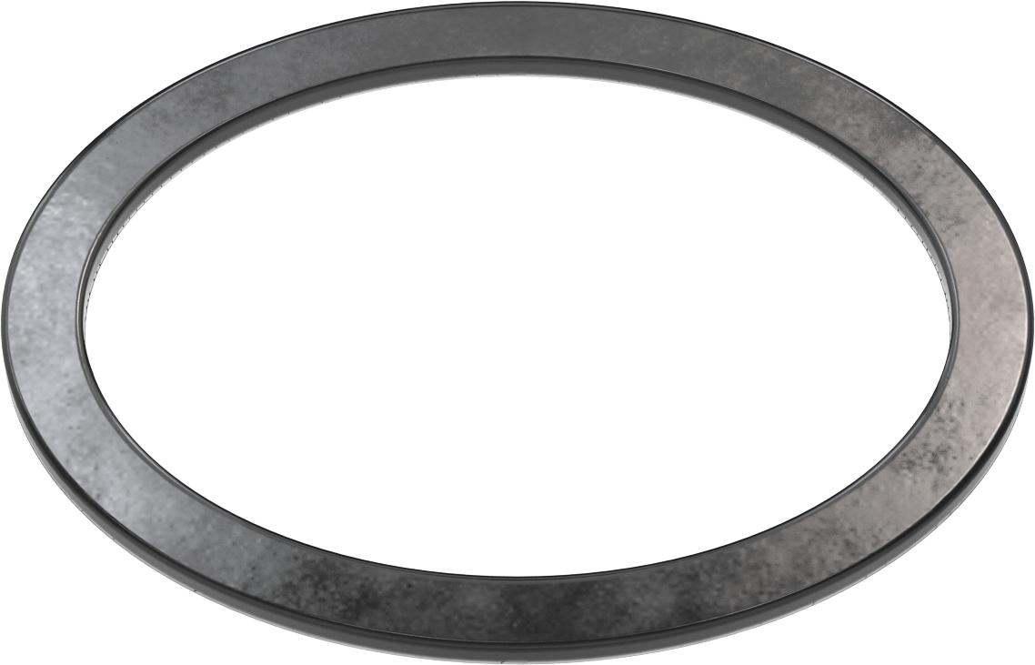 Yüksek Sıcaklık EPDM Kazan Contası, Oval, 6“ Yükseklik x 8” İç Genişlik, 3/4" Conta Genişliği