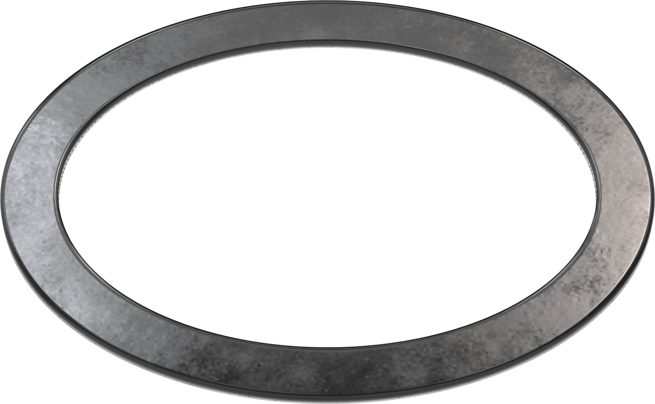 Yüksek Sıcaklık EPDM Kazan Contası, Oval, 10 inç Yüksekliğinde x 14 inç Genişliğinde İç Kısım, 1-1/2" Conta Genişliği