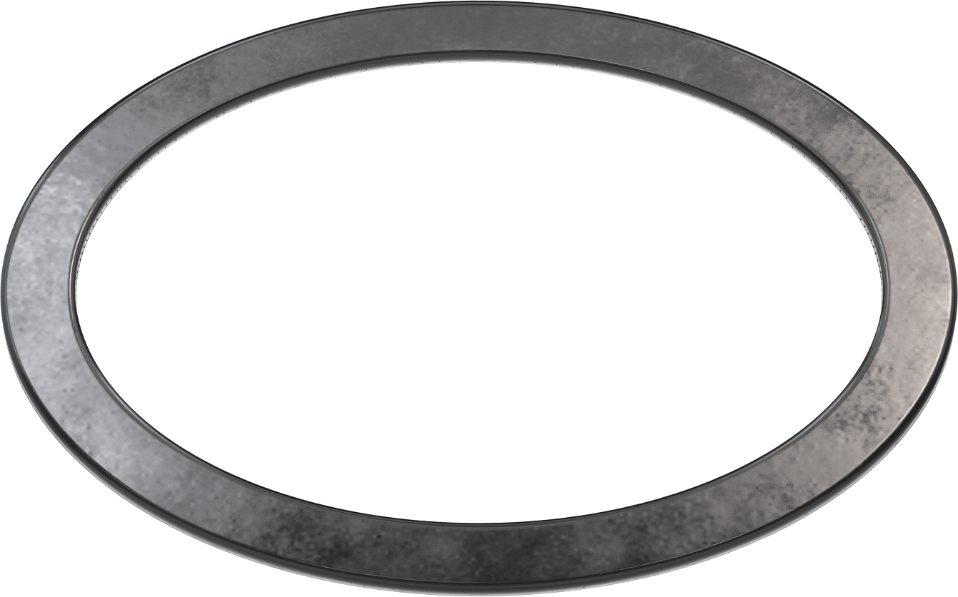 Yüksek Sıcaklık EPDM Kazan Contası, Oval, 11“ Yükseklik x 15” İç Genişlik, 1-3/8" Conta Genişliği