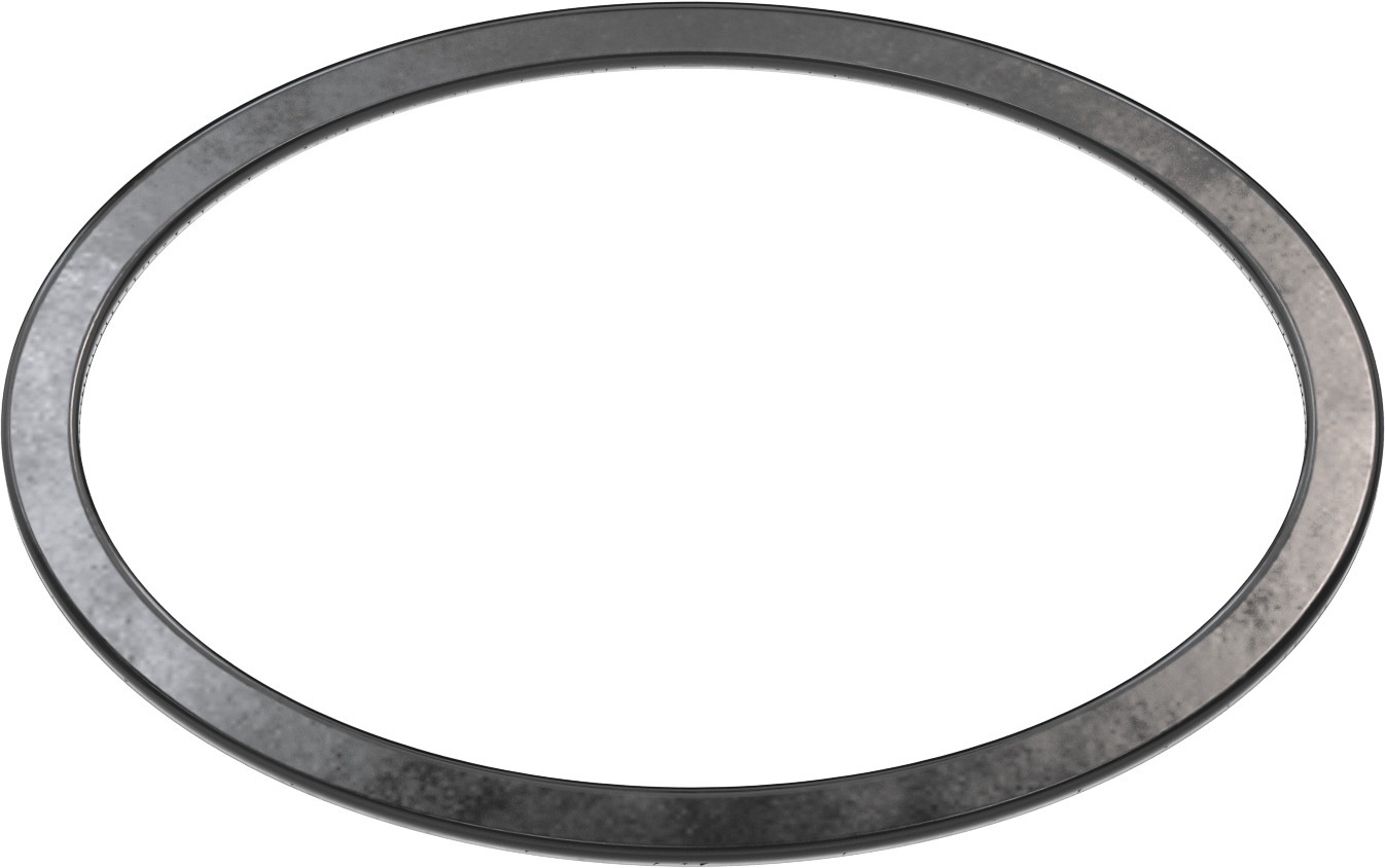 Yüksek Sıcaklık EPDM Kazan Contası, Oval, 30,5 cm Yükseklik x 40,6 cm İç Genişlik, 1" Conta Genişliği
