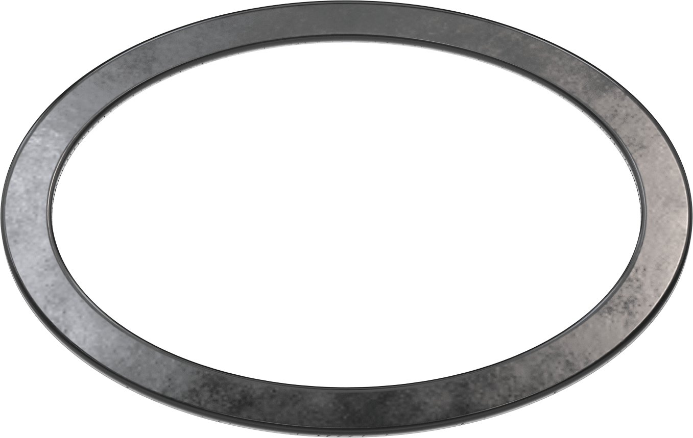 Yüksek Sıcaklık EPDM Kazan Contası, Oval, 30,5 cm Yükseklik x 40,6 cm İç Genişlik, 1-3/8" Conta Genişliği