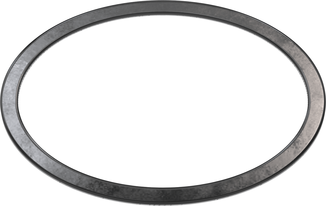 Yüksek Sıcaklık EPDM Kazan Contası, Oval, 12-1/2“ Yükseklik x 16-1/2” İç Genişlik, 1" Genişlik