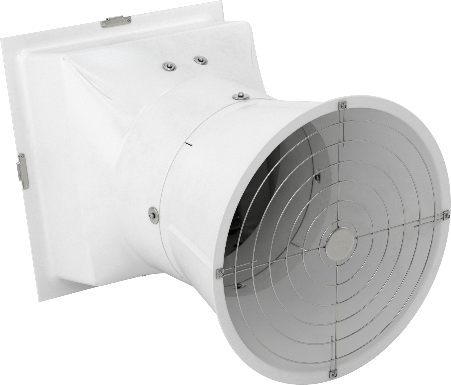 Dış Duvara Monte Egzoz Fanı, 20" Bıçak Çapı ile, 120/230V AC