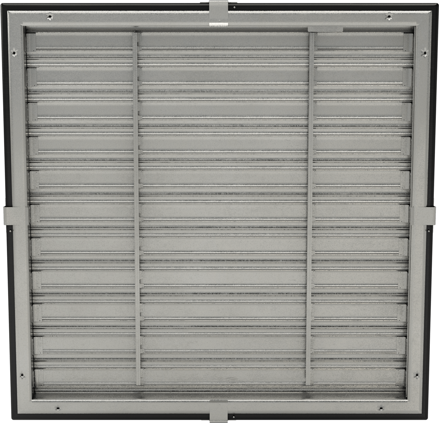 Dış Duvara Monte Egzoz Fanı, 36" Bıçak Çapı ile, 120/230V AC