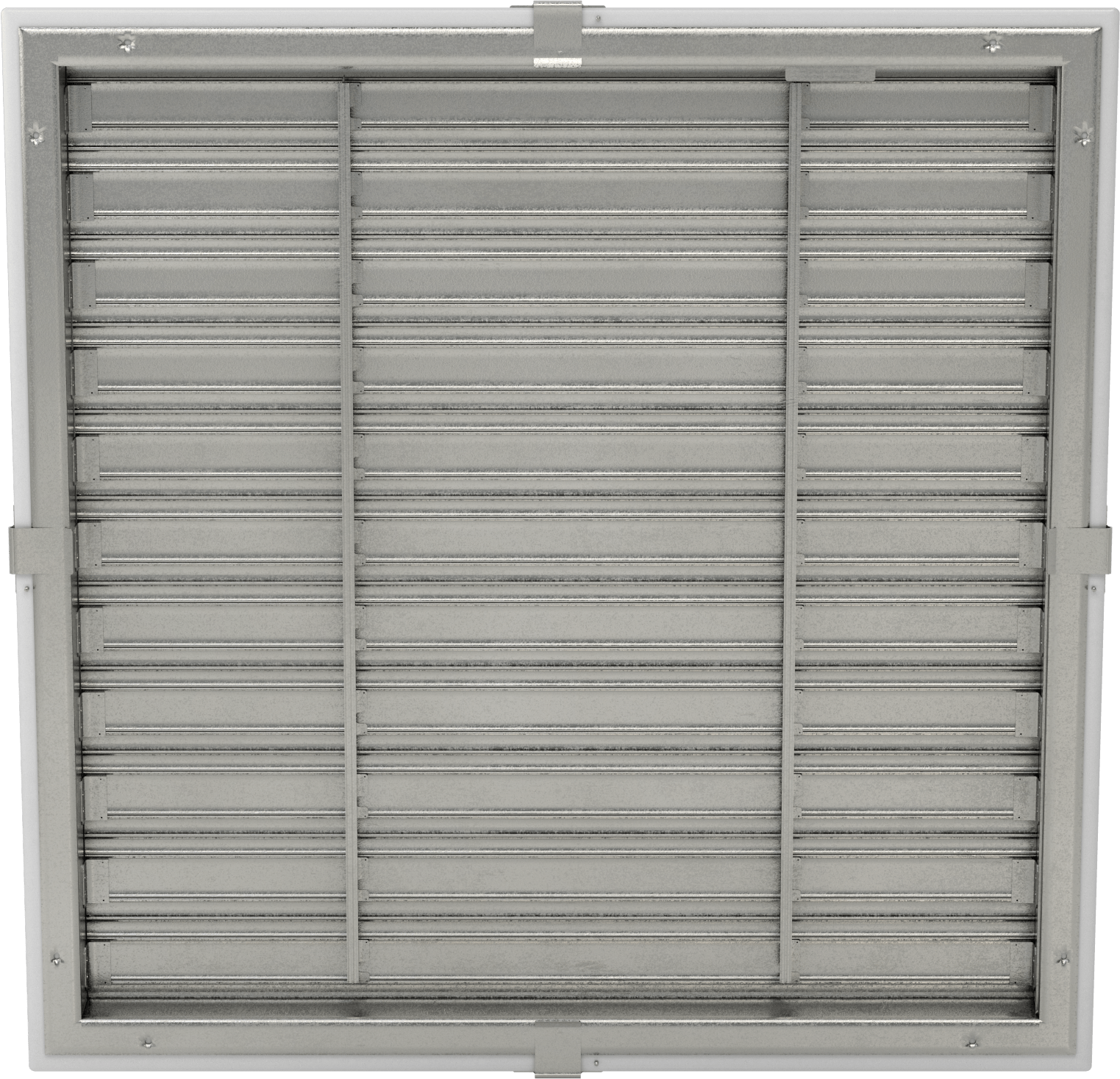 Dış Duvara Monte Egzoz Fanı, 36" Bıçak Çapı ile, 230/460V AC