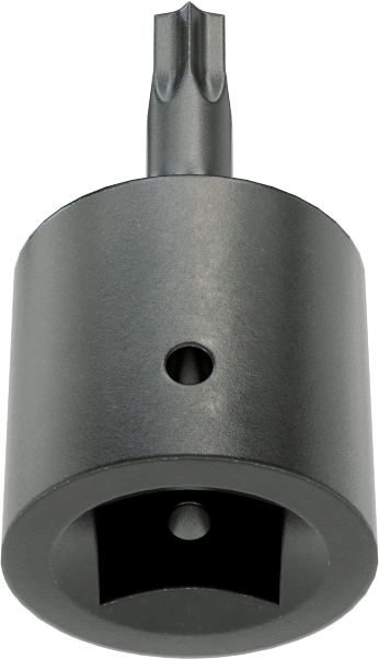Darbe Torx Uçlu Soket, Stubby, 1/4" Kare Tahrik, T15 Tahrik Boyutu