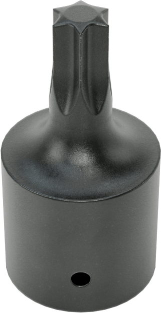 Darbe Torx Uçlu Soket, Stubby, 1/4" Kare Tahrik, T27 Tahrik Boyutu