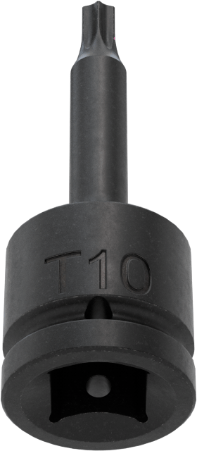 Darbe Torx Uçlu Soket, 1/4" Kare Tahrik, T10 Tahrik Boyutu