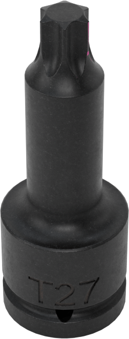 Darbe Torx Uçlu Soket, 1/4" Kare Tahrik, T27 Tahrik Boyutu