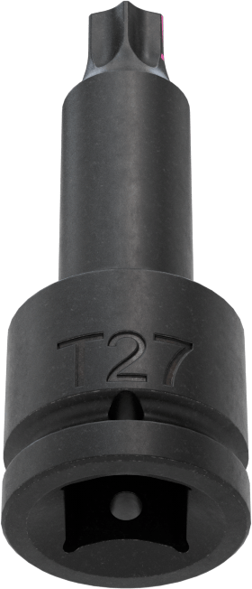 Darbe Torx Uçlu Soket, 1/4" Kare Tahrik, T27 Tahrik Boyutu