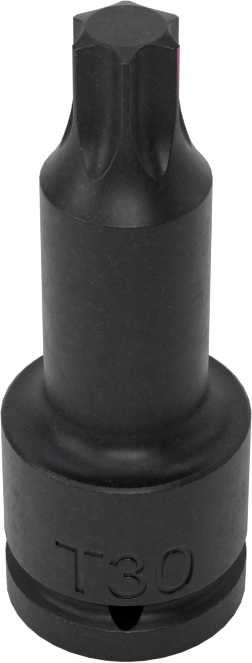 Darbe Torx Uçlu Soket, 1/4" Kare Tahrik, T30 Tahrik Boyutu